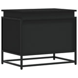 Vidaxx Aufbewahrungsbox mit Deckel 60x40x51,5 cm verarbeitetes Holz schwarz