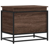 Vidaxx Aufbewahrungsbox mit Deckel 60x40x51,5 cm, fertiges Holz, braune Eiche