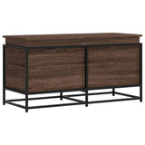 Vidaxx Aufbewahrungsbox mit Deckel 100 x 40 x 51,5 cm, Holzwerkstoff, braune Eiche