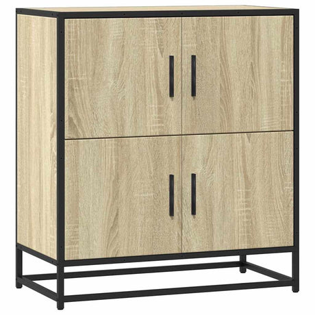 Vidaxl dressoir 68x35x76 cm bewerkt hout sonoma eikenkleurig