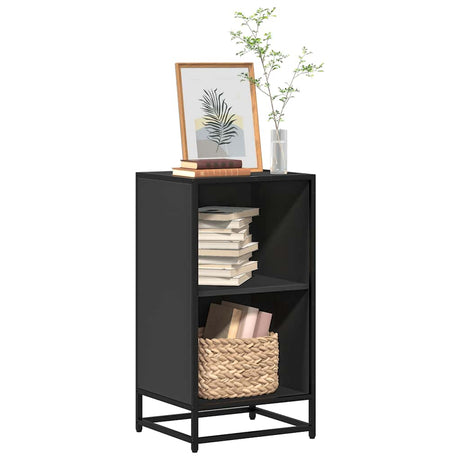 Vidaxl boekenkast 40x35x76 cm bewerkt hout zwart