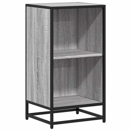 Vidaxl boekenkast 40x35x76 cm bewerkt hout grijs sonoma eikenkleurig
