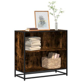 Vidaxl boekenkast 80,5x35x76 cm bewerkt hout gerookt eikenkleurig