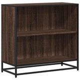 Vidaxl boekenkast 80,5x35x76 cm bewerkt hout bruin eikenkleur