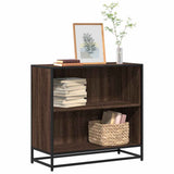 Vidaxl boekenkast 80,5x35x76 cm bewerkt hout bruin eikenkleur