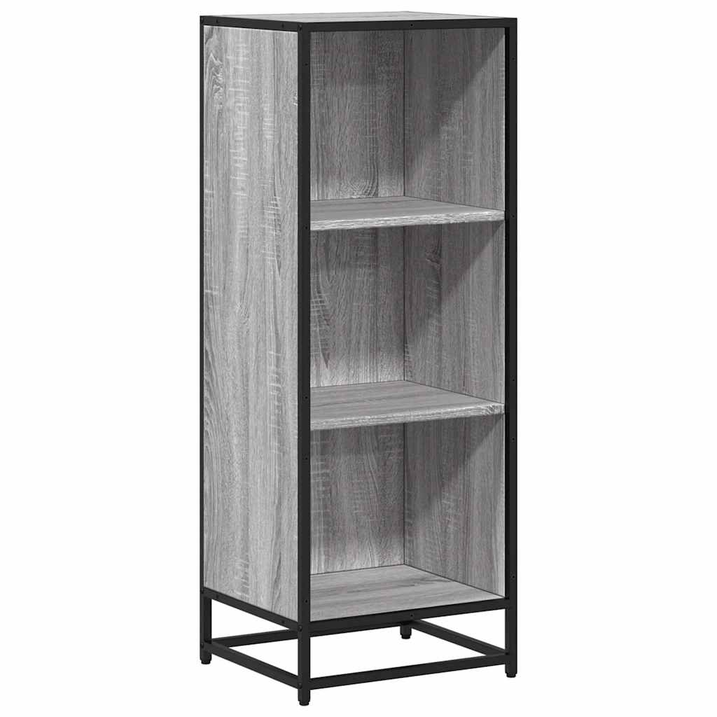 Vidaxl boekenkast 40x35x107,5 cm bewerkt hout grijs sonoma eikenkleur