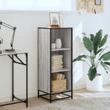 Vidaxl boekenkast 40x35x107,5 cm bewerkt hout grijs sonoma eikenkleur