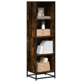 Vidaxl boekenkast 40x35x139 cm bewerkt hout gerookt eikenkleurig