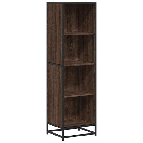Vidaxl boekenkast 40x35x139 cm bewerkt hout bruin eikenkleur