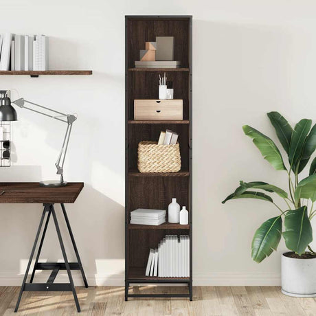 Vidaxl boekenkast 40x35x170,5 cm bewerkt hout bruin eikenkleur