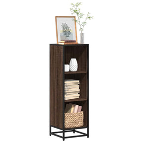 Vidaxl boekenkast 33,5x33x107,5 cm bewerkt hout bruin eikenkleur