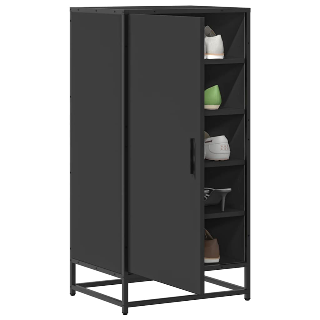 Vidaxx Schuhregal 48x38x97,5 cm lackiertes Holz schwarz