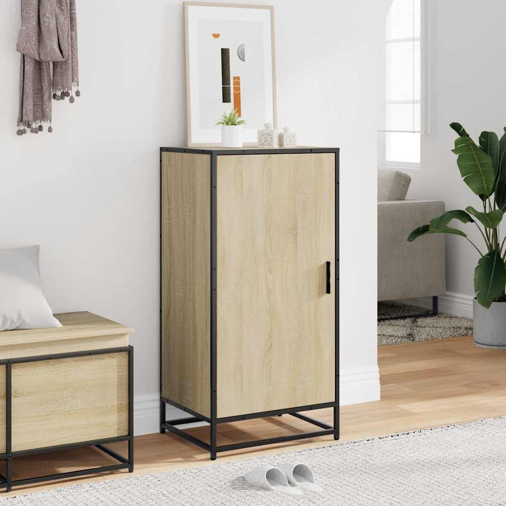 VidaXL Schuhregal 48x38x97,5 cm Holzwerkstoff Sonoma-Eiche-farbig