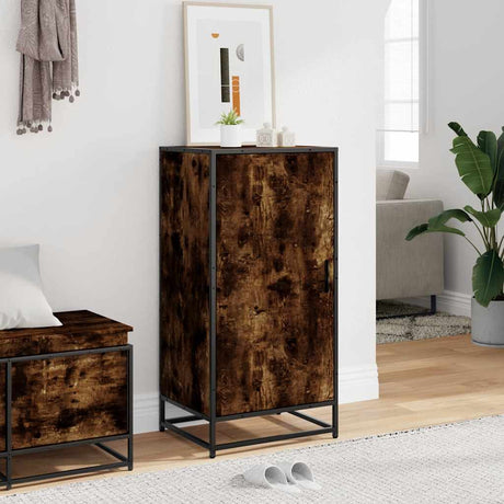 Vidaxx Schuhregal 48x38x97,5 cm verarbeitetes Holz, geräucherte Eiche