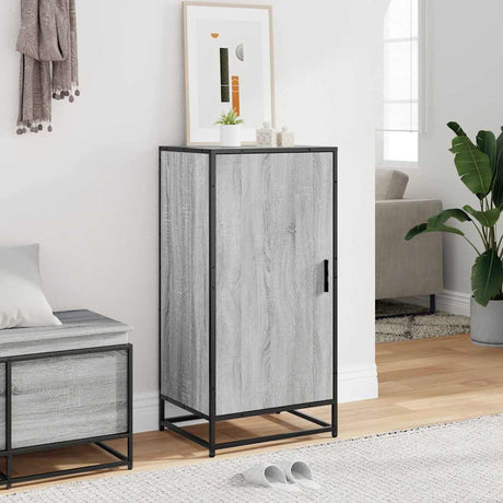 Vidaxx Schuhregal 48x38x97,5 cm, fertige Holzfarbe Sonoma-Eiche grau