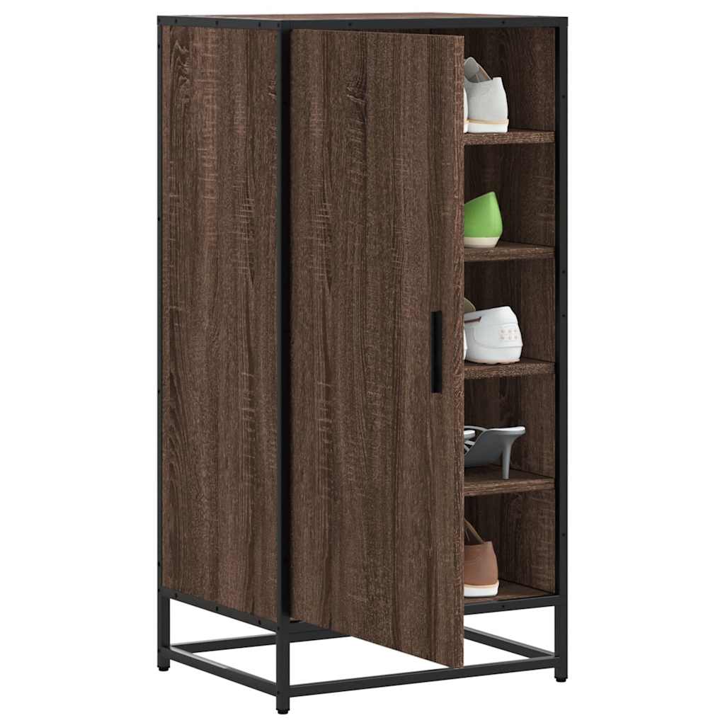 Vidaxx Schuhregal 48x38x97,5 cm, fertiges Holz, braune Eiche