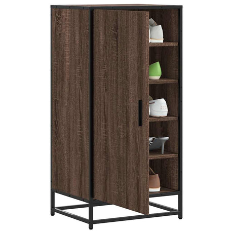 Vidaxx Schuhregal 48x38x97,5 cm, fertiges Holz, braune Eiche