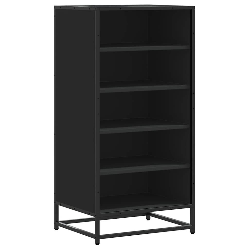 Vidaxx Schuhregal 48x38x97,5 cm lackiertes Holz schwarz