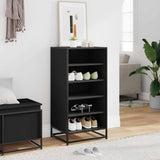Vidaxx Schuhregal 48x38x97,5 cm lackiertes Holz schwarz
