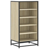 VidaXL Schuhregal 48x38x97,5 cm Holzwerkstoff Sonoma-Eiche-farbig