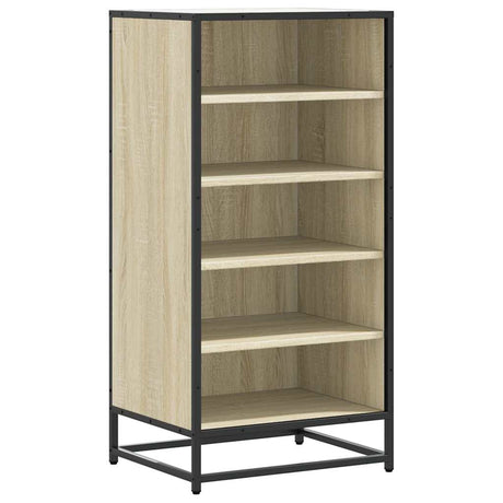 VidaXL Schuhregal 48x38x97,5 cm Holzwerkstoff Sonoma-Eiche-farbig
