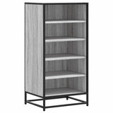 Vidaxx Schuhregal 48x38x97,5 cm, fertige Holzfarbe Sonoma-Eiche grau