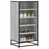 Vidaxx Schuhregal 48x38x97,5 cm, fertige Holzfarbe Sonoma-Eiche grau