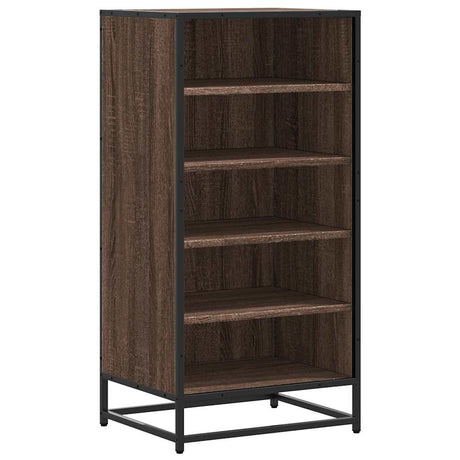 Vidaxx Schuhregal 48x38x97,5 cm, fertiges Holz, braune Eiche