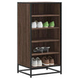 Vidaxx Schuhregal 48x38x97,5 cm, fertiges Holz, braune Eiche