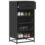 Vidaxx Schuhregal 48x38x97,5 cm lackiertes Holz schwarz