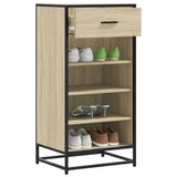 VidaXL Schuhregal 48x38x97,5 cm Holzwerkstoff Sonoma-Eiche-farbig