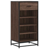 Vidaxx Schuhregal 48x38x97,5 cm, fertiges Holz, braune Eiche