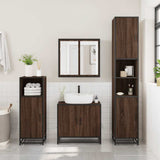 Vidaxl badkamerkast 35x37,5x100 cm bewerkt hout bruin eikenkleur