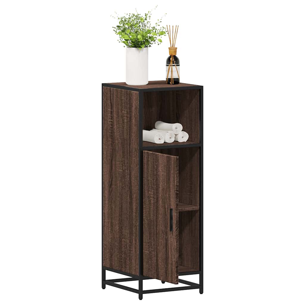 Vidaxl badkamerkast 35x37,5x100 cm bewerkt hout bruin eikenkleur