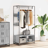 Vidaxx Kleiderschrank 90x50x180 cm Holzwerkstoff Sonoma-Eiche grau