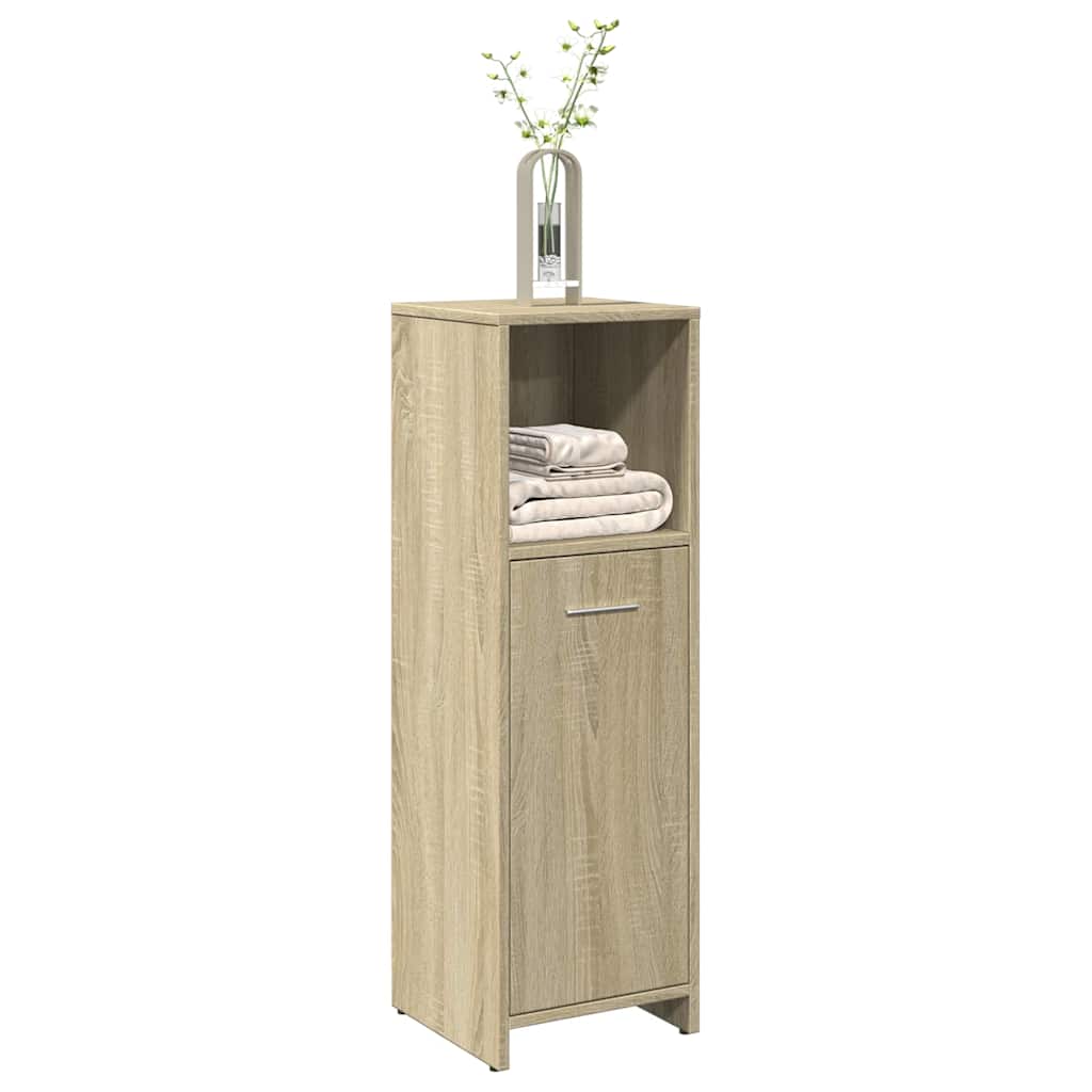 Vidaxl badkamerkast 30x30x95 cm spaanplaat sonoma eikenkleurig