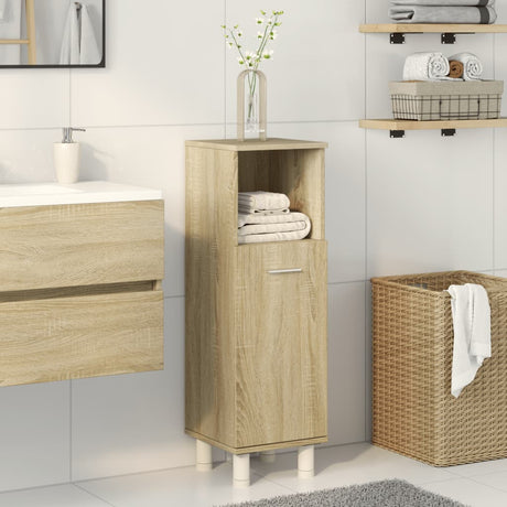 Vidaxl badkamerkast 30,5x30x95 cm bewerkt hout sonoma eikenkleurig