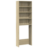 Vidaxx Waschmaschinenschrank 64 x 24 x 190 cm, lackiert in Holz und Sonoma-Eiche