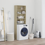 Vidaxx Waschmaschinenschrank 64 x 24 x 190 cm, lackiert in Holz und Sonoma-Eiche