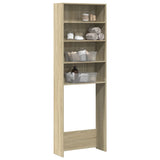 Vidaxx Waschmaschinenschrank 64 x 24 x 190 cm, lackiert in Holz und Sonoma-Eiche