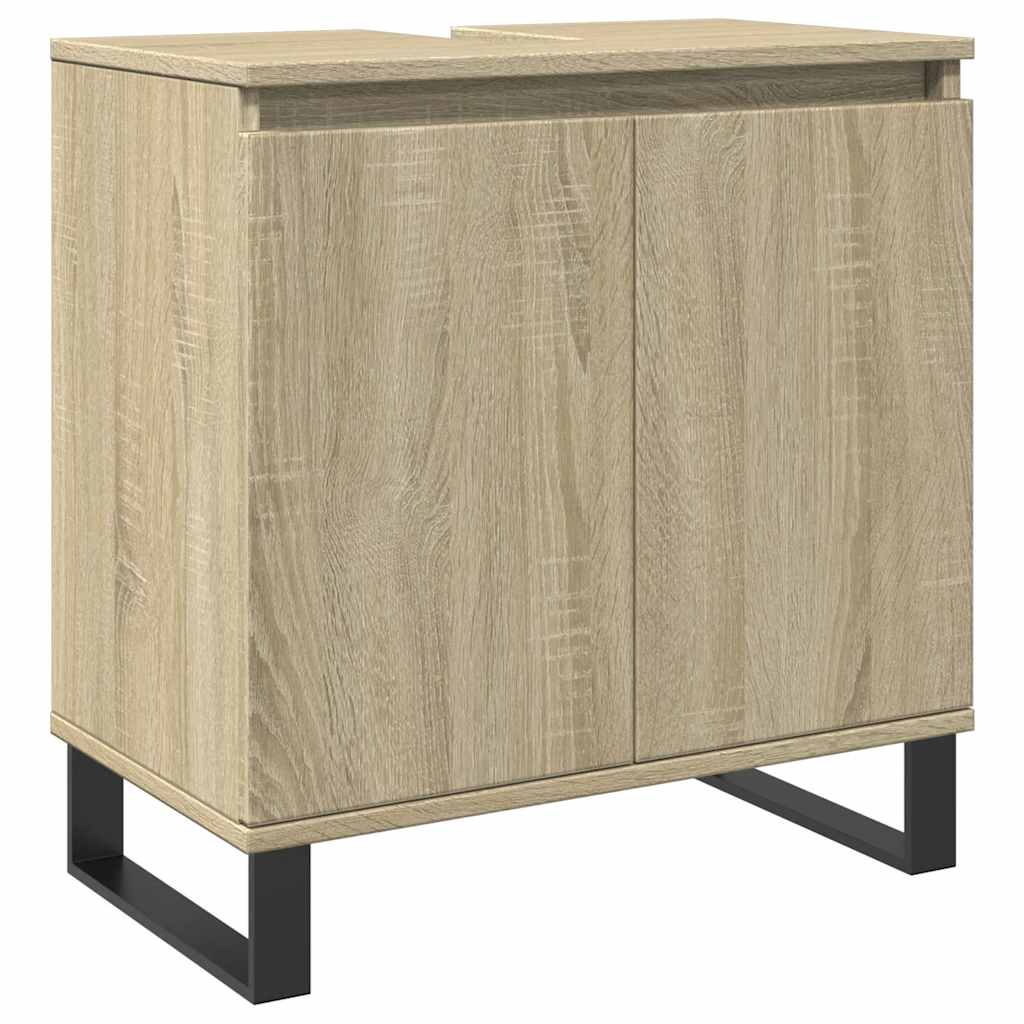 Vidaxl badkamerkast 58x33x60 cm bewerkt hout sonoma eikenkleurig