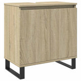 Vidaxl badkamerkast 58x33x60 cm bewerkt hout sonoma eikenkleurig