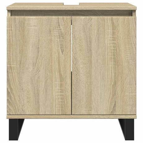 Vidaxl badkamerkast 58x33x60 cm bewerkt hout sonoma eikenkleurig