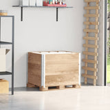 VidaXL Palettenaufsatzrahmen 3 Stück 80x60 cm massives Kiefernholz