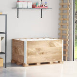 VidaXL Palettenaufsatzrahmen 3 Stück 120x80 cm massives Kiefernholz