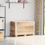VidaXL Palettenaufsatzrahmen 3 Stück 100x50 cm massives Kiefernholz