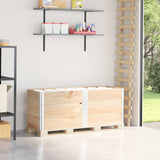 VidaXL Palettenaufsatzrahmen 3 Stück 150x50 cm massives Kiefernholz