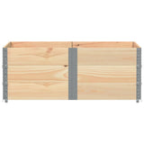 VidaXL Palettenaufsatzrahmen 3 Stück 150x100 cm massives Kiefernholz