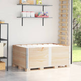 VidaXL Palettenaufsatzrahmen 3 Stück 150x100 cm massives Kiefernholz