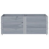 VidaXL Palettenaufsatzrahmen 3 Stk. 150x100 cm massives Kiefernholz grau